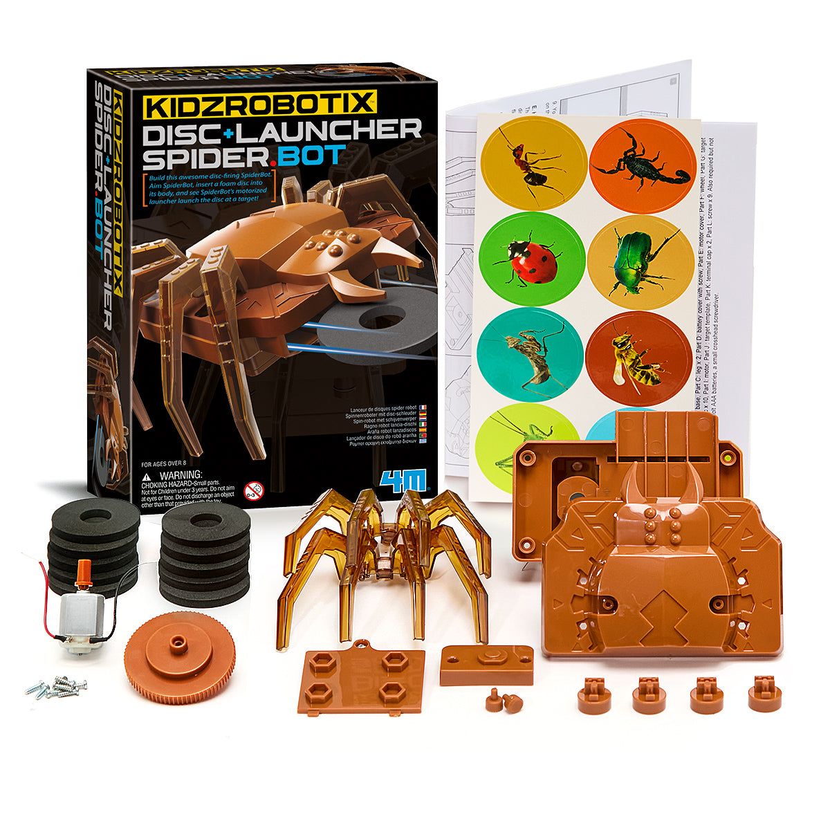 Lanzador de Discos - Robot Araña