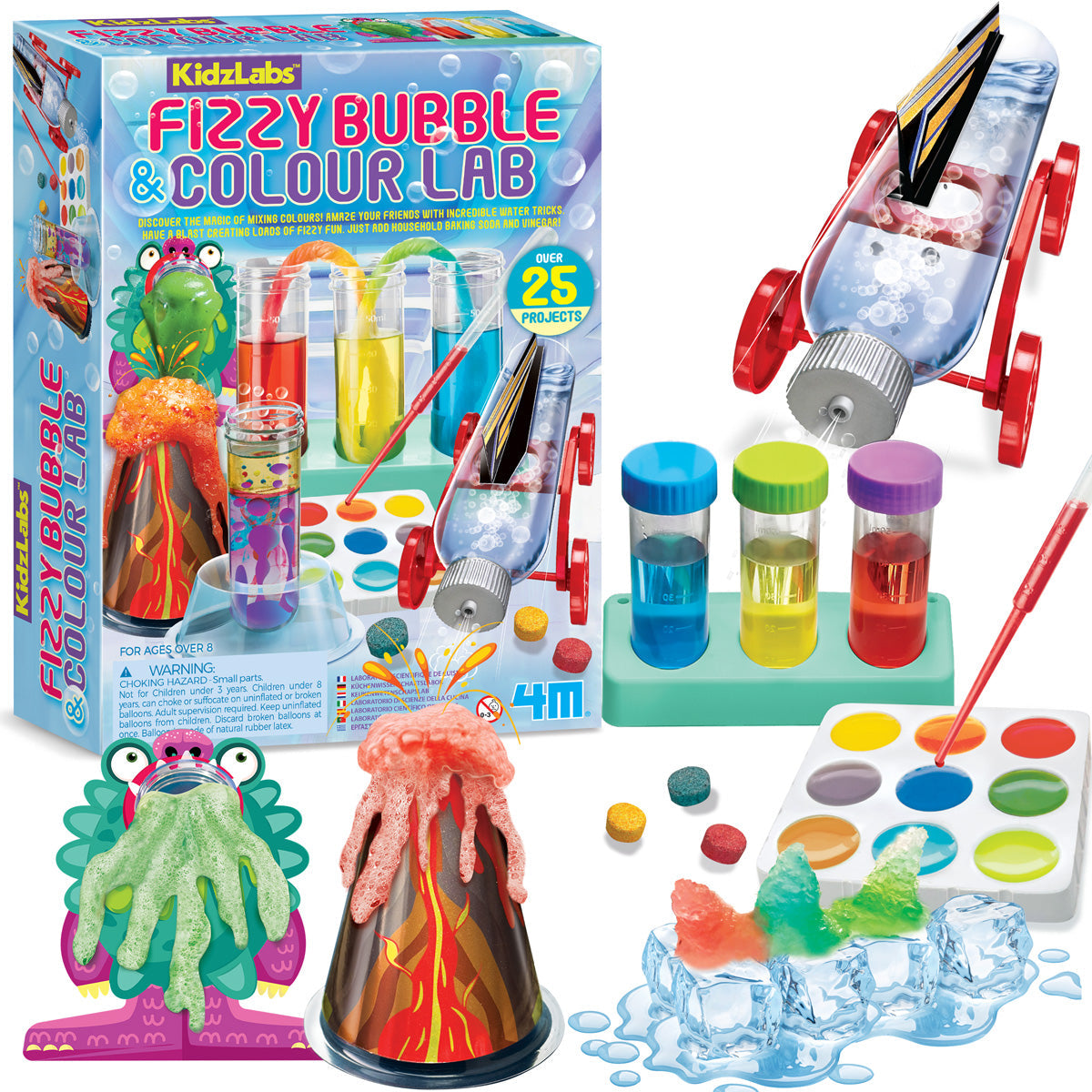 Laboratorio Colores y Burbujas