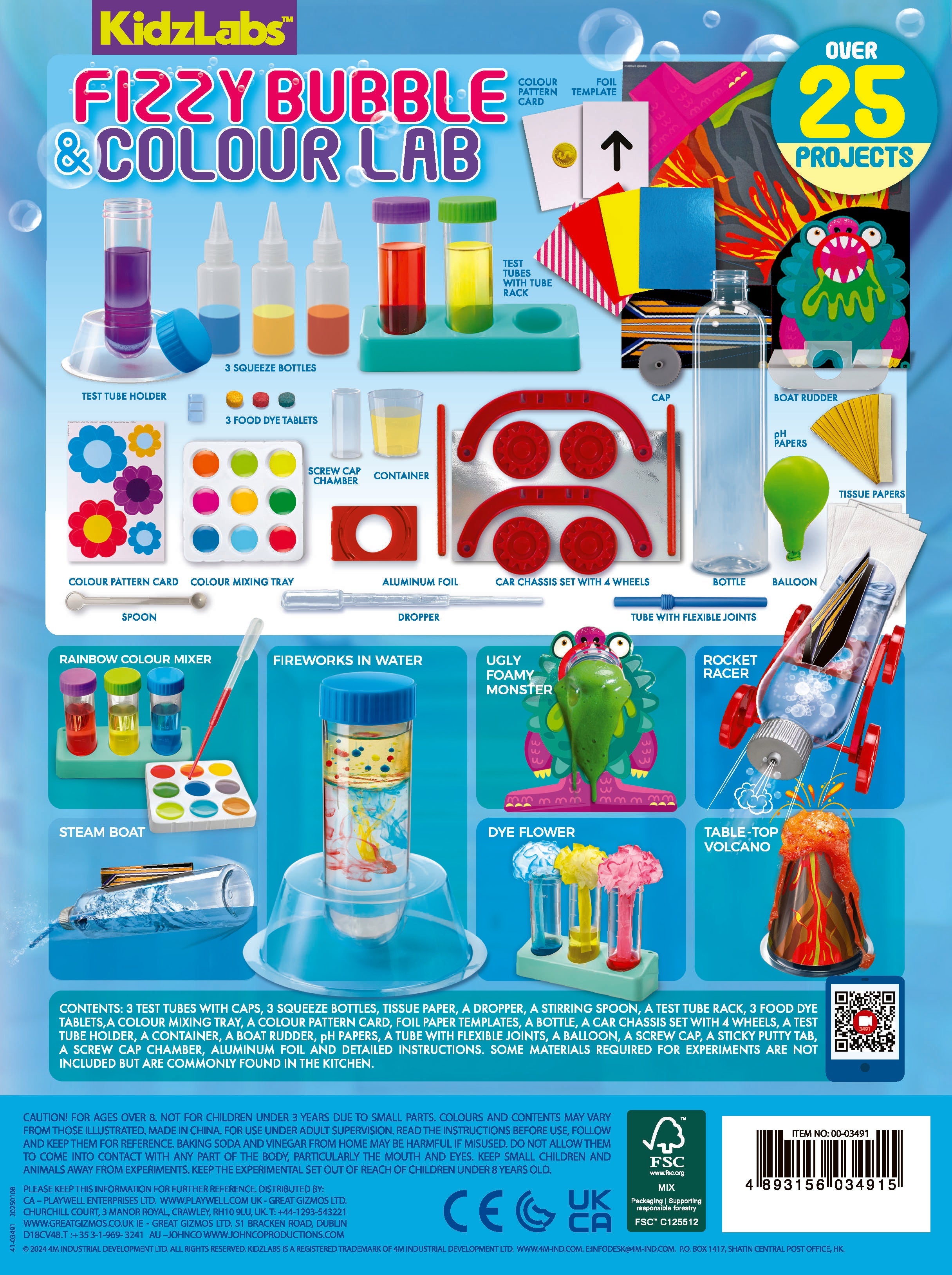 Laboratorio Colores y Burbujas