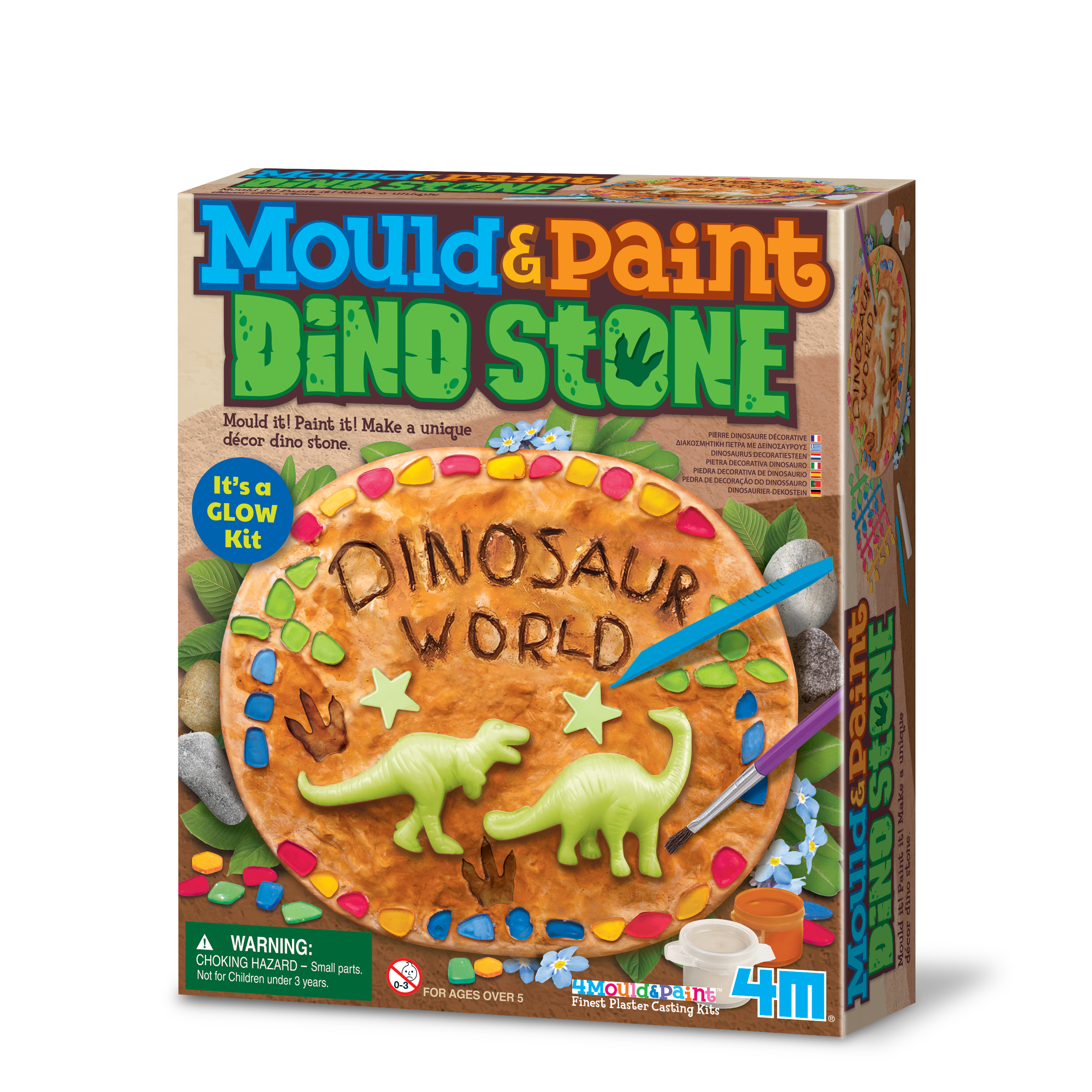 Moldea una Piedra de Dinosaurio
