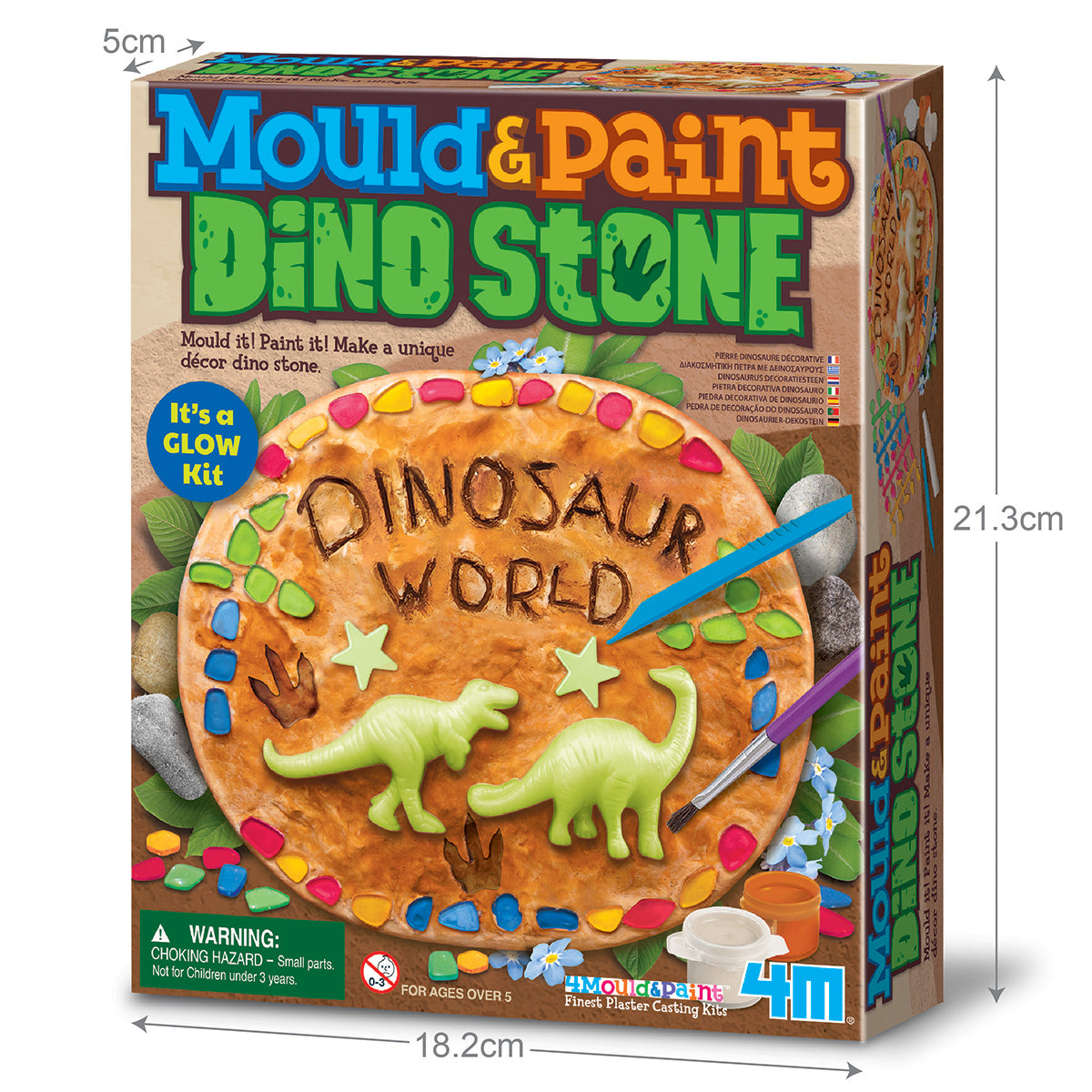 Moldea una Piedra de Dinosaurio
