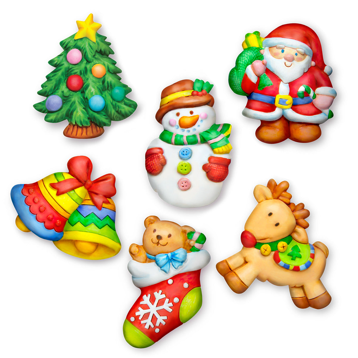 Moldes para pintar Navidad
