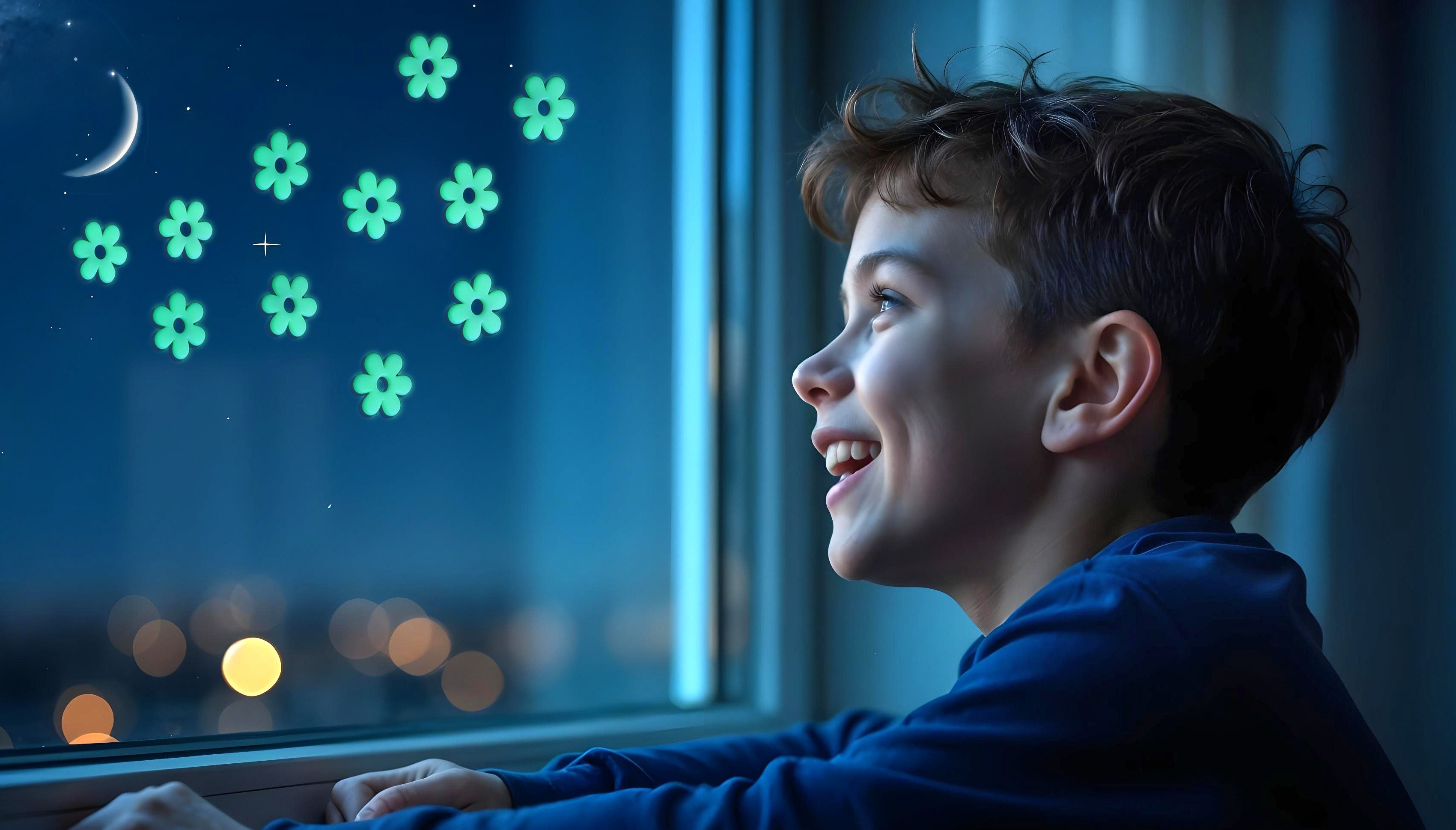 WISH LAB/GLOW-IN-THE-DARK FLOWERS