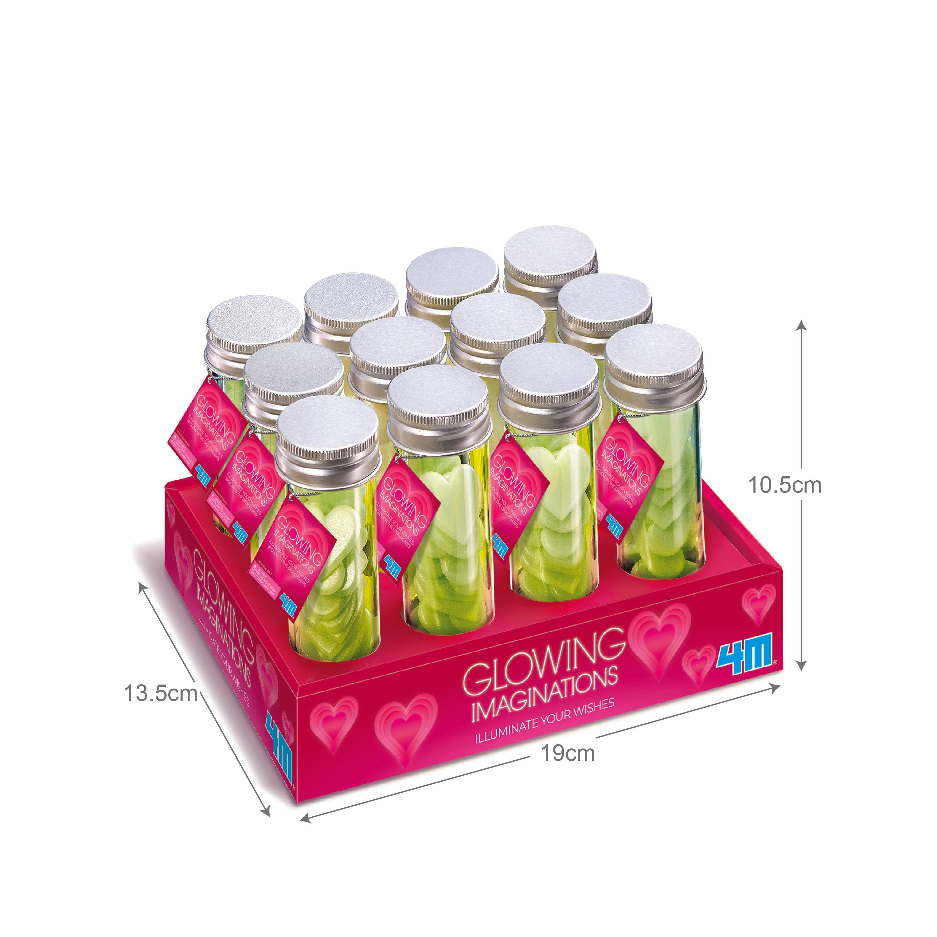 WISH LAB/GLOW-IN-THE-DARK HEARTS