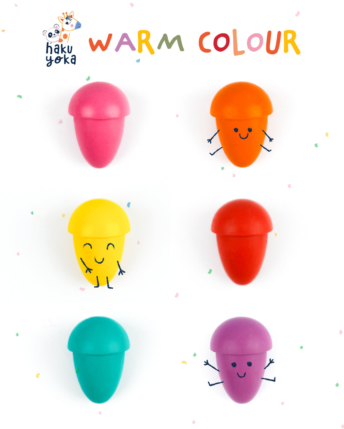 Crayolas Bellota Colores Cálidos