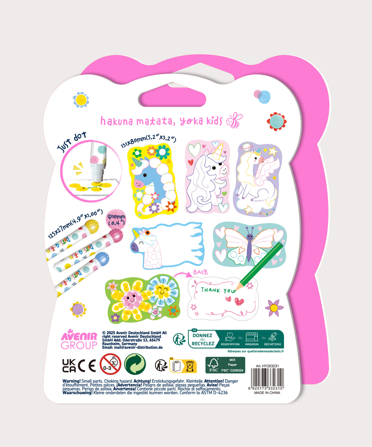 Manualidades Dots Unicornios