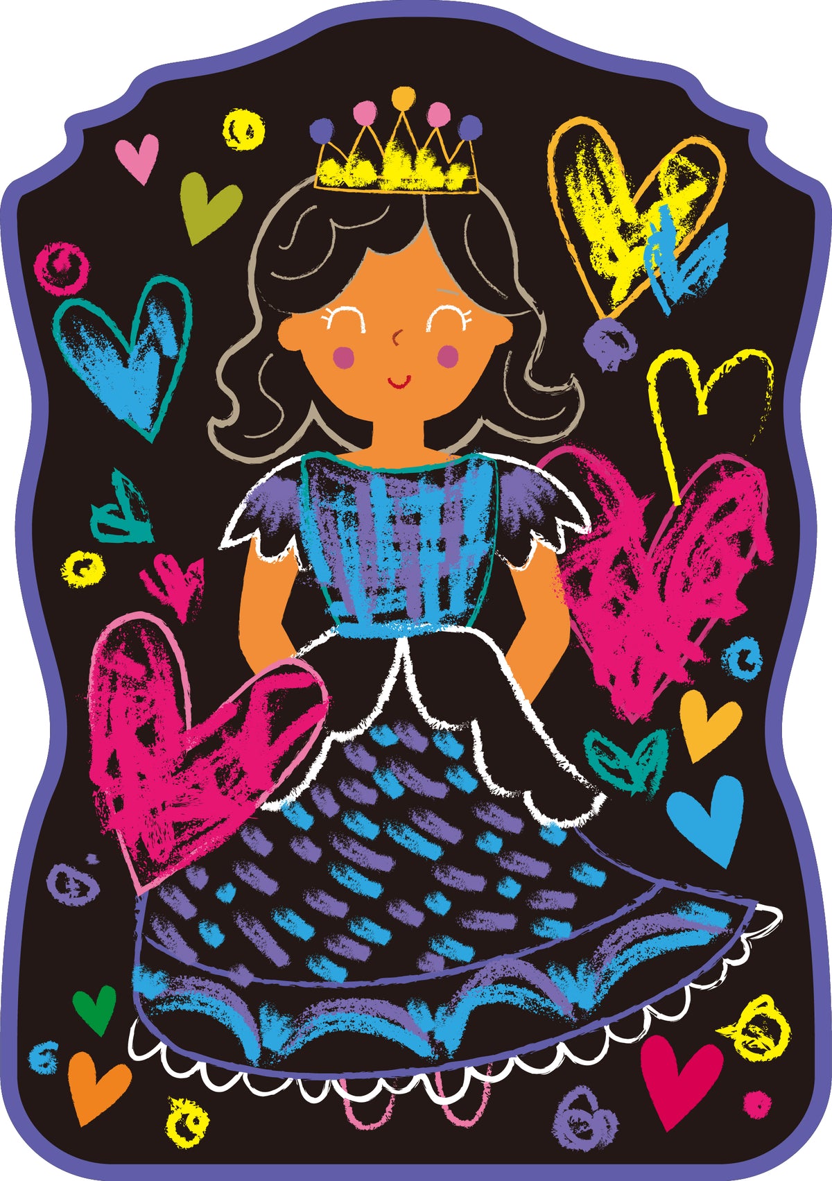 Arte con Tizas Princesas