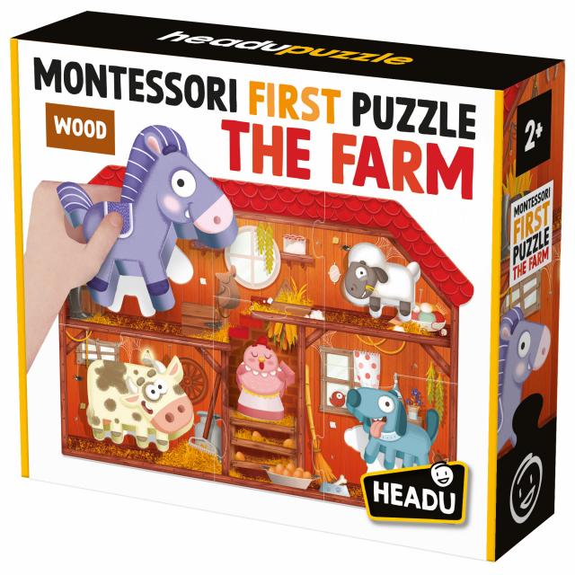 Primer Rompecabezas Montessori Granja