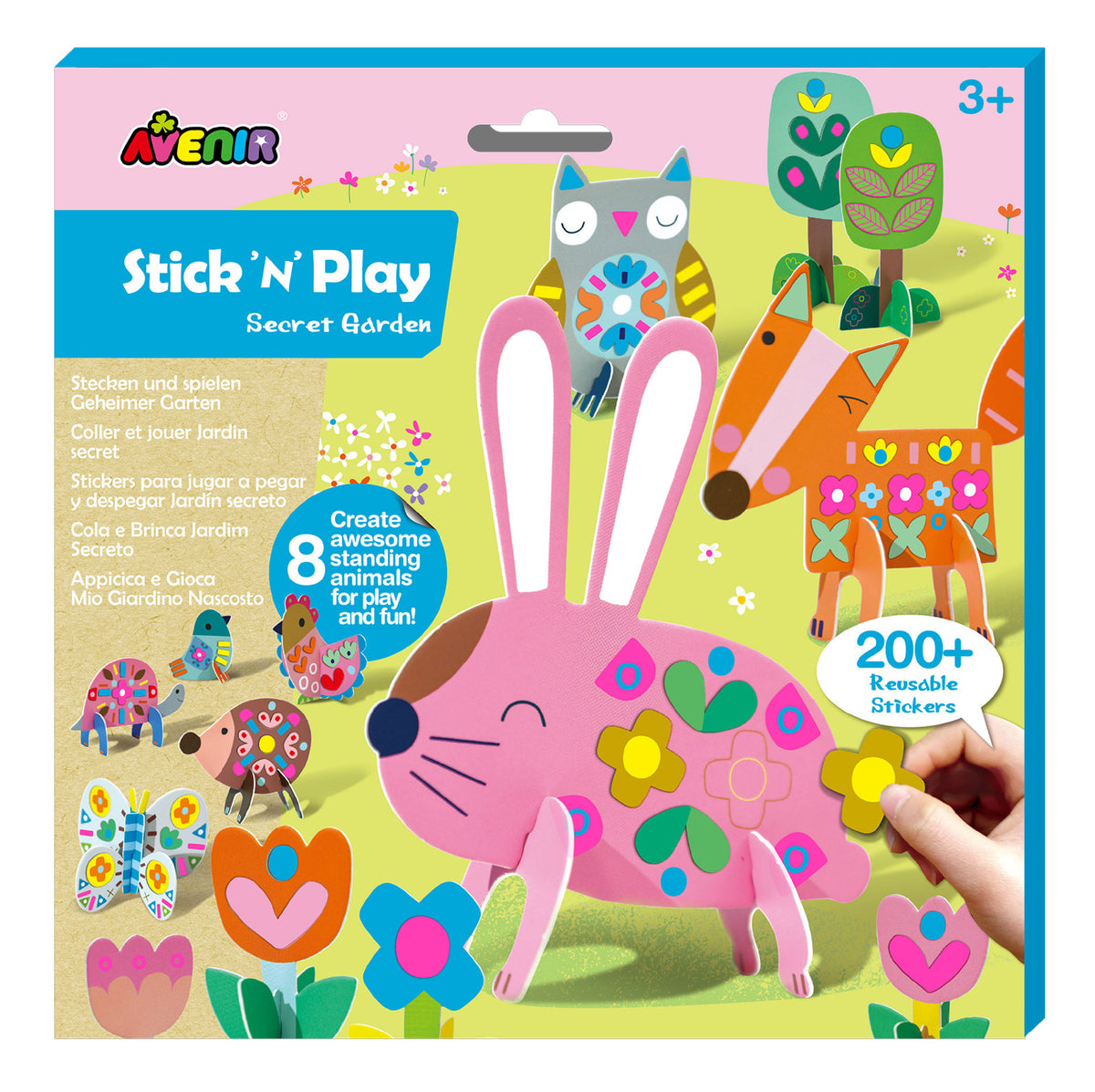 Juego con Stickers Jardín Secreto