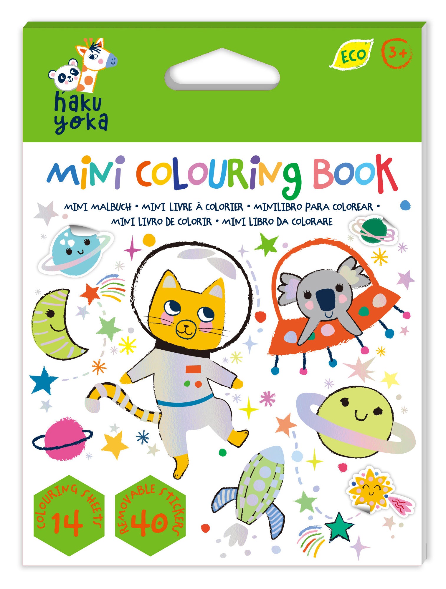 Libro Colorear Mini Espacial