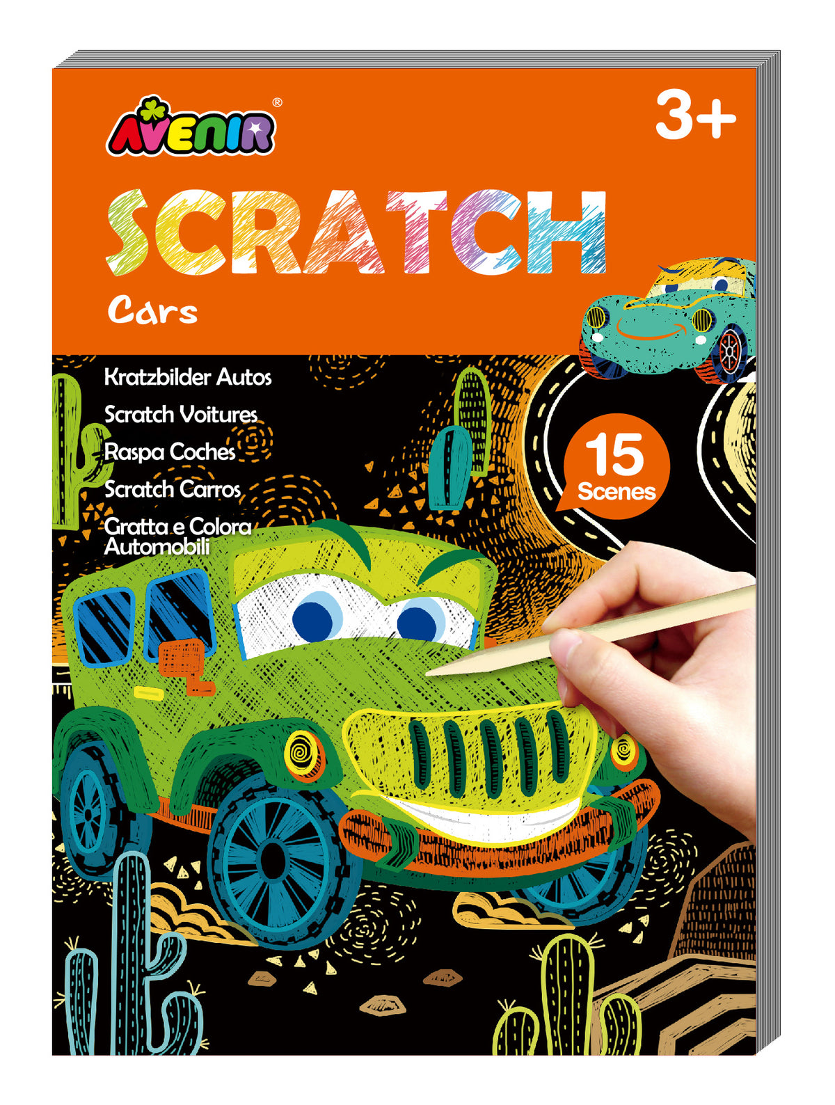 Libro Scratch Mini Carros