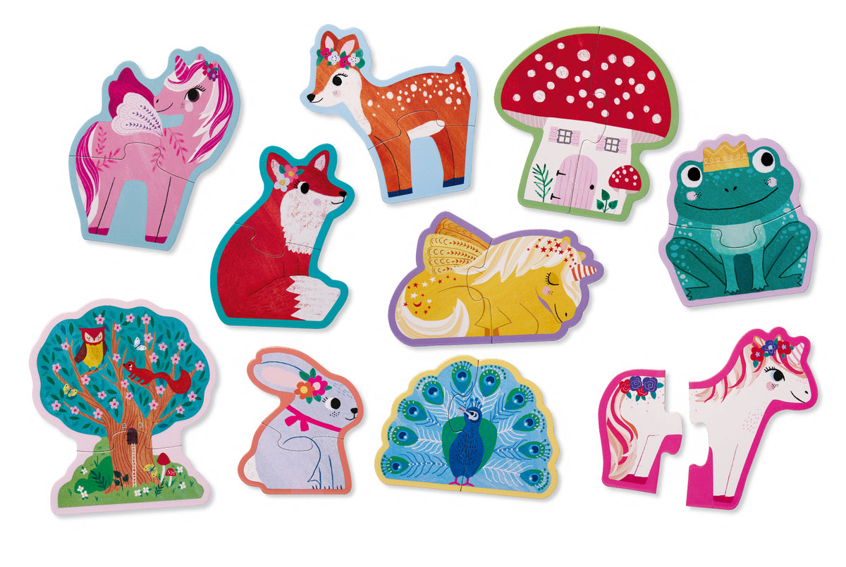 Rompecabezas Dúo 2 Piezas Unicornios