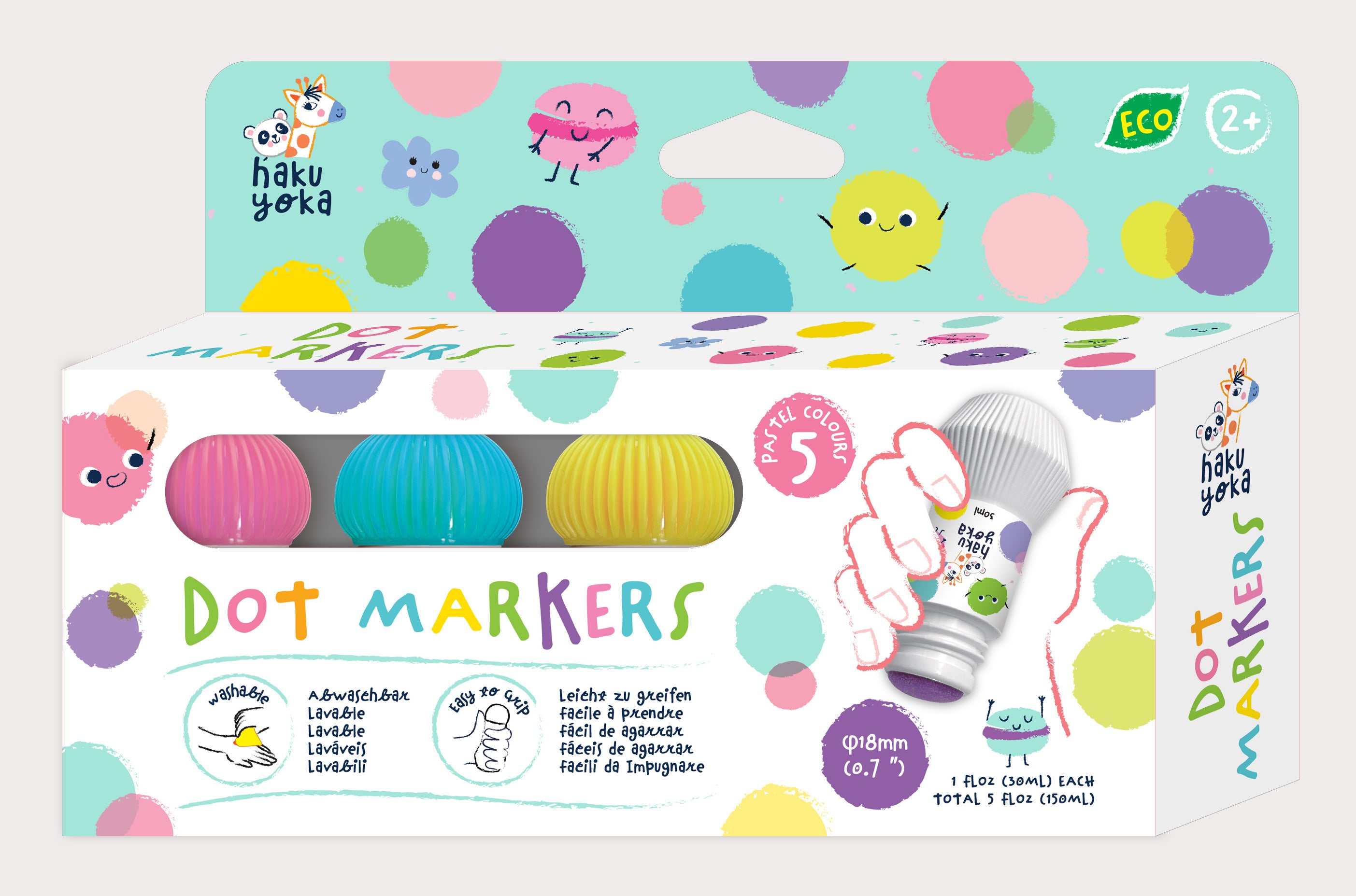Marcadores Dots Colores Pasteles