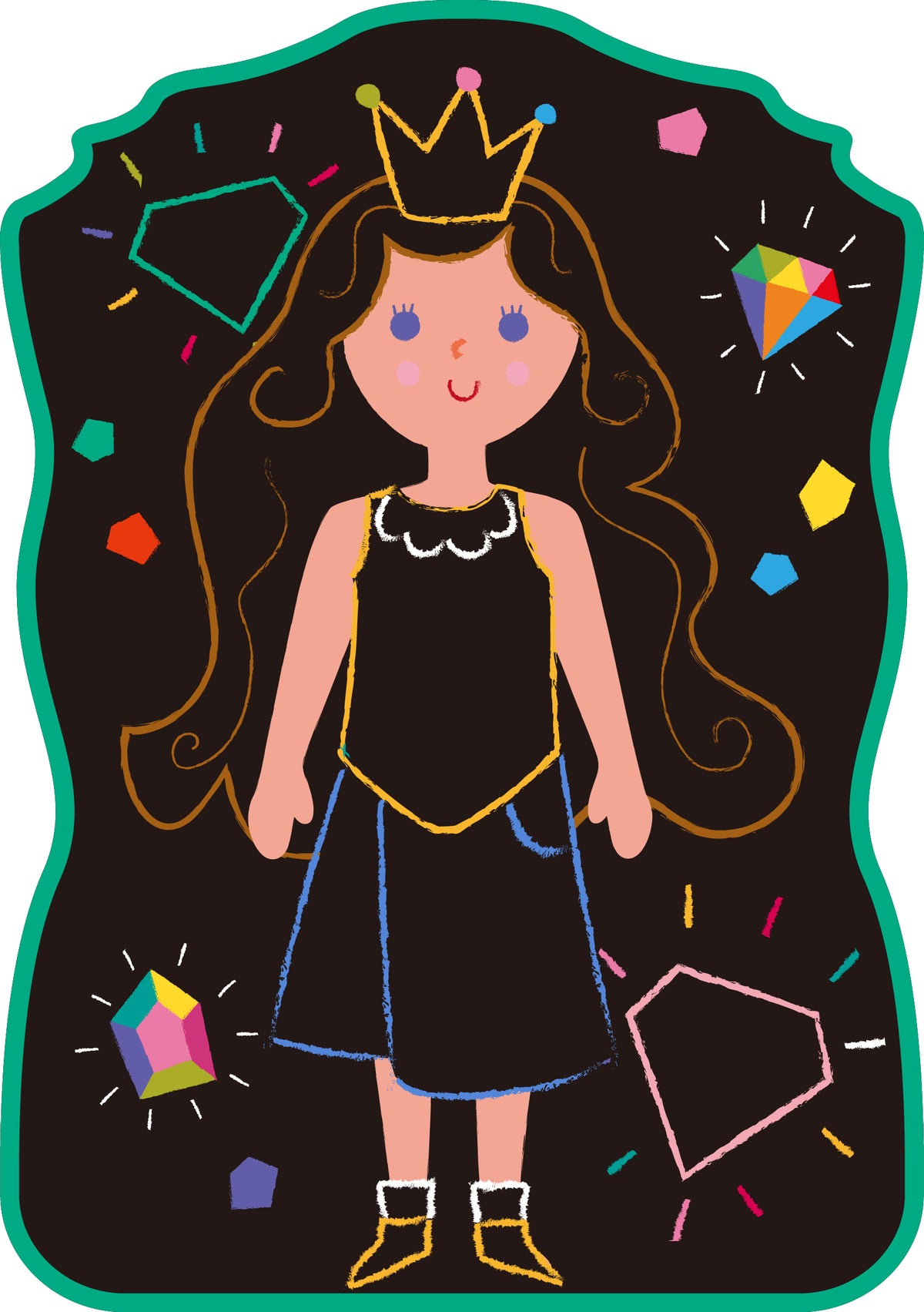 Arte con Tizas Princesas