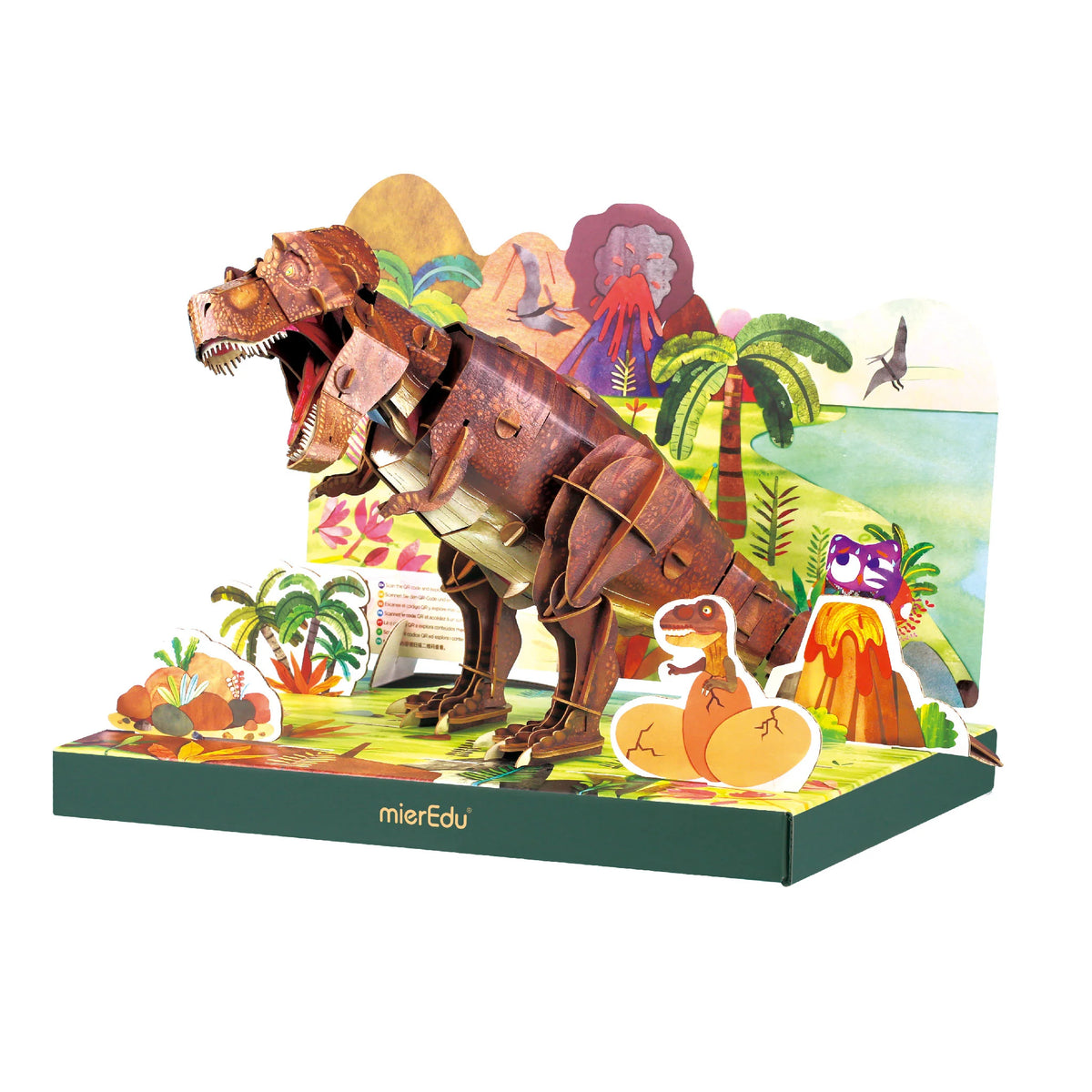 Rompecabezas 3D Articulado - Tiranosaurio Rex (Deluxe)