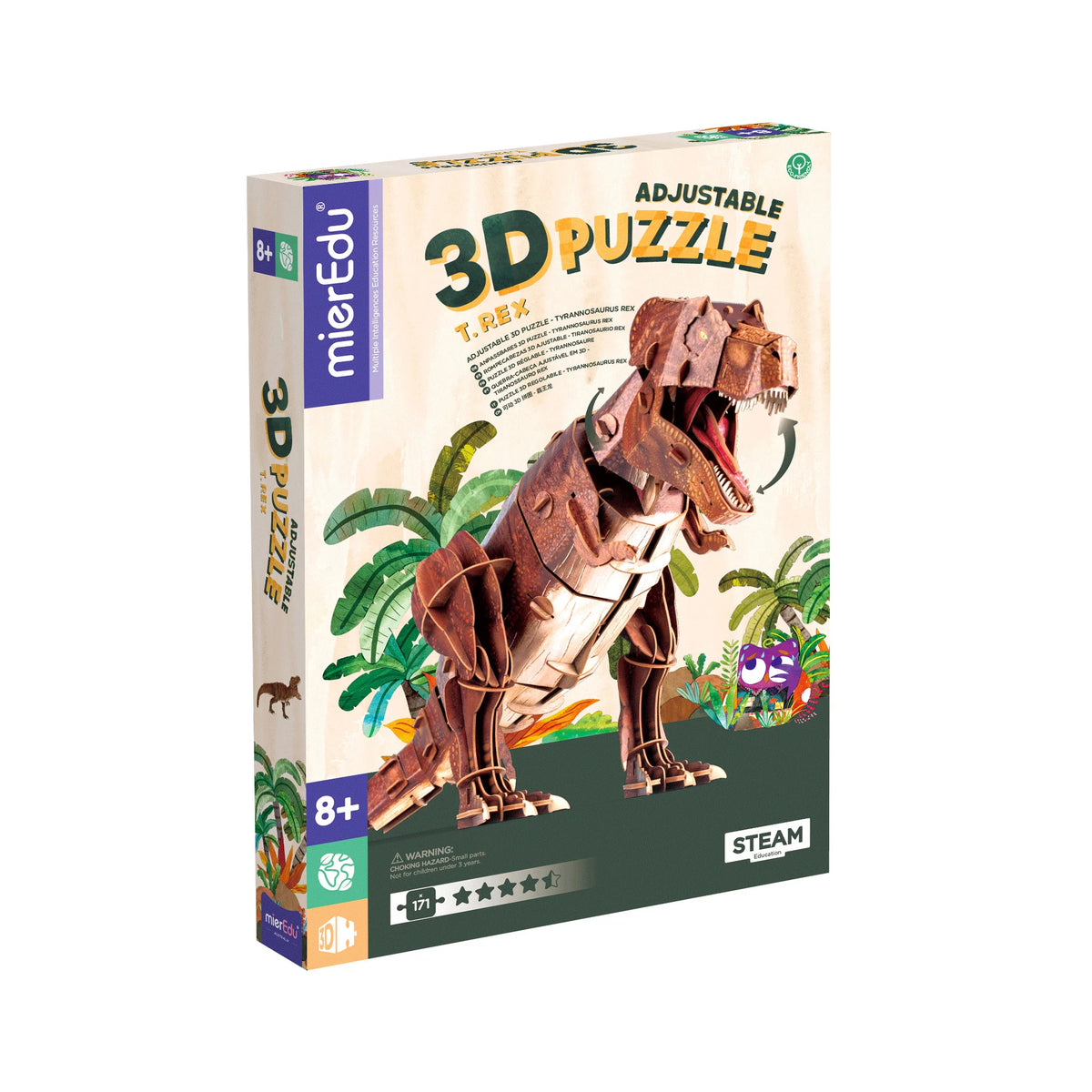 Rompecabezas 3D Articulado - Tiranosaurio Rex (Deluxe)