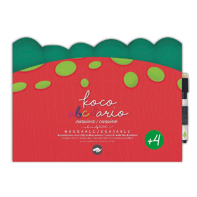 Libro Borrable Koco Abecedario Cursiva