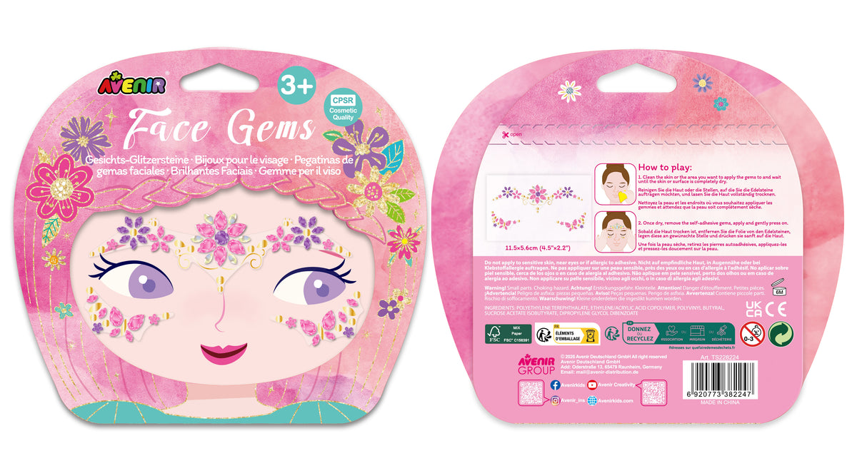 Gemas para la Cara Flores