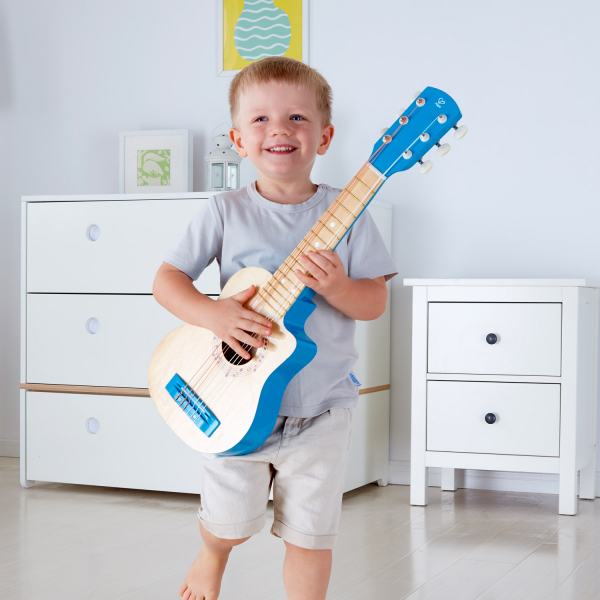 Guitarra Madera Azul