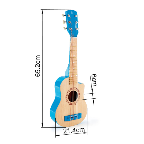 Guitarra Madera Azul