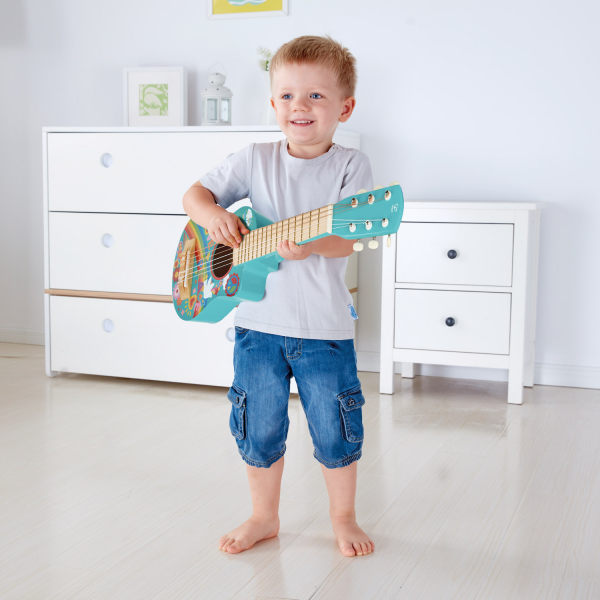 Guitarra Madera Hippie