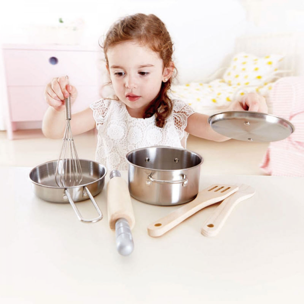Juego de Ollas y Utensilios para Chef