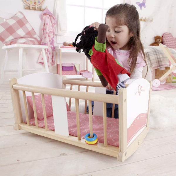 Cuna para Muñecas en Madera