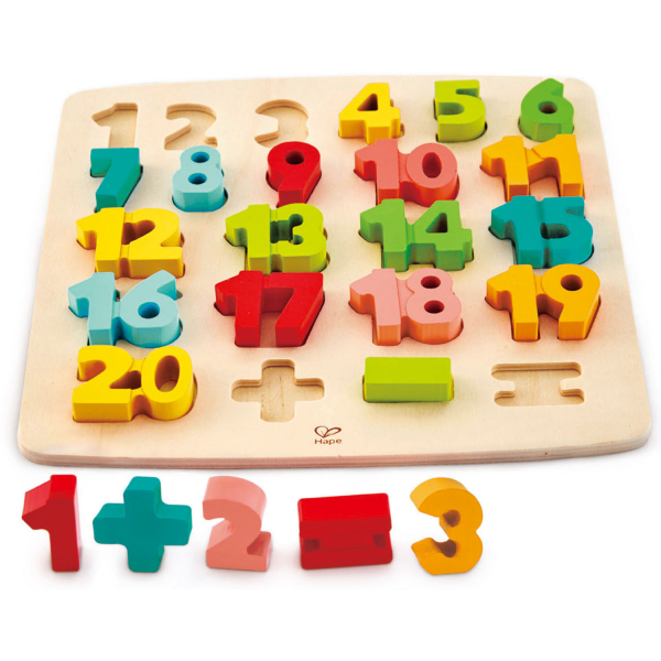 Rompecabezas Matemáticas Números Colores