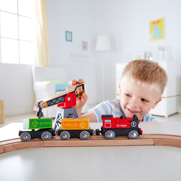 Tren de Carga en Madera