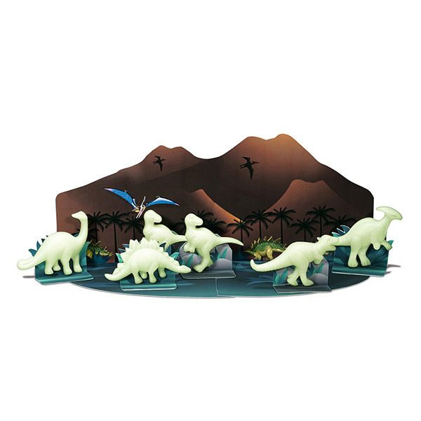 Dinosaurios Brilla en la Oscuridad