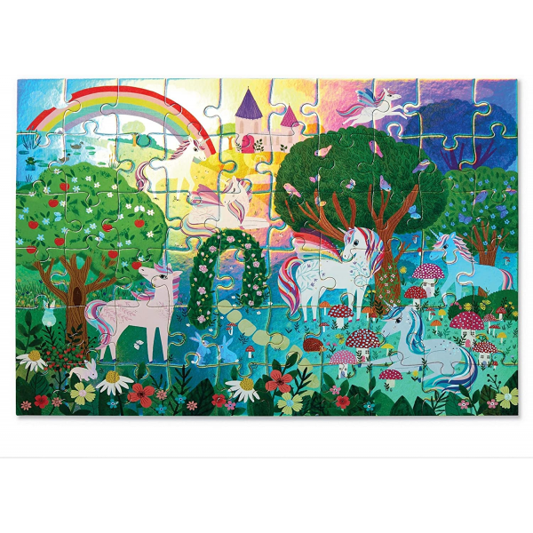 Rompecabezas Brillante 60 Piezas Unicornios