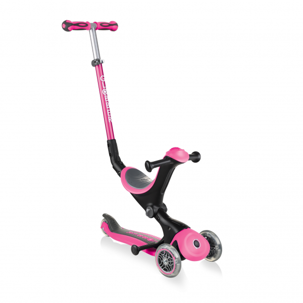 Patineta Go Up Deluxe - 3 en 1 Rosada