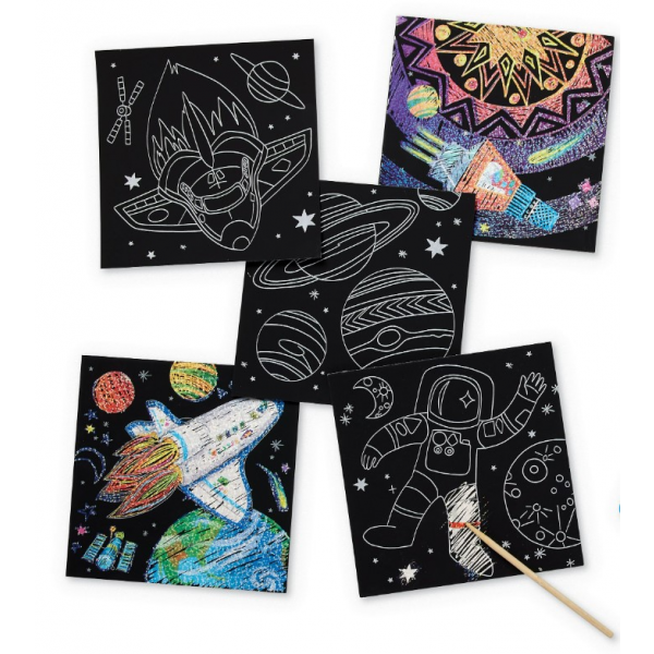 Arte Scratch Espacial