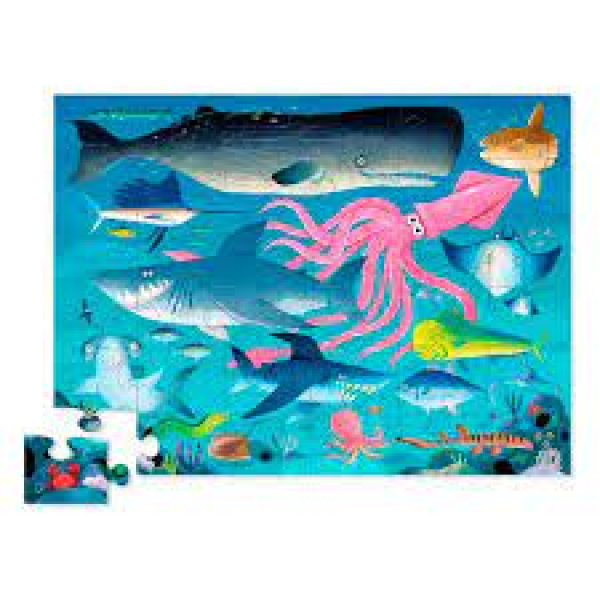 Rompecabezas Brillante 60 Piezas Tiburones