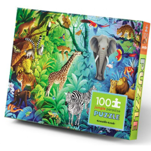 Rompecabezas Holográfico de 100 Piezas / Paraíso de la Jungla