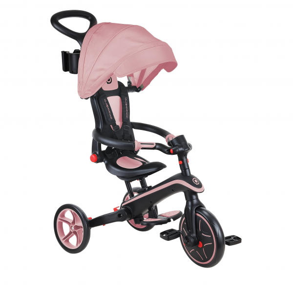 Triciclo Explorer 4 en 1 Rosado - Plegable