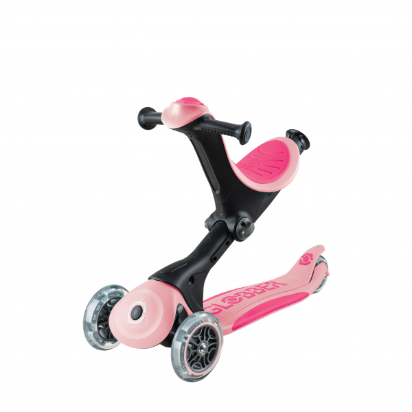 Patineta Go Up Deluxe 3 en 1 - Rosado Pastel