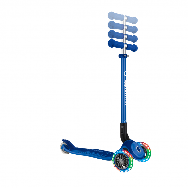 Patineta Plegable Primo Plus Azul - Llantas con luces LED