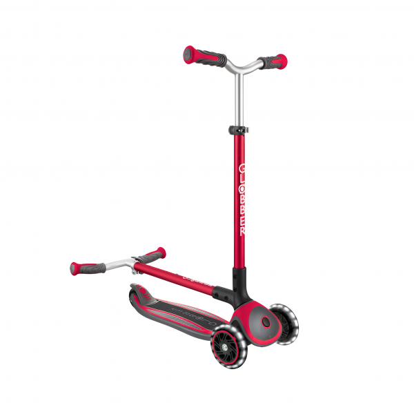 Patineta Master Luces LED - Roja