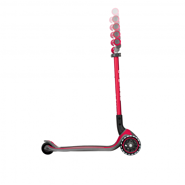 Patineta Master Luces LED - Roja