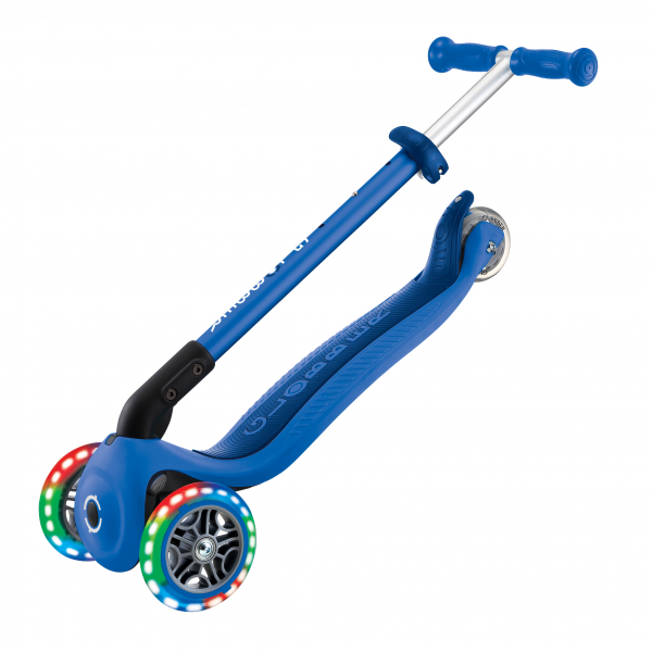 Patineta Plegable Primo Azul - Llantas con luces LED