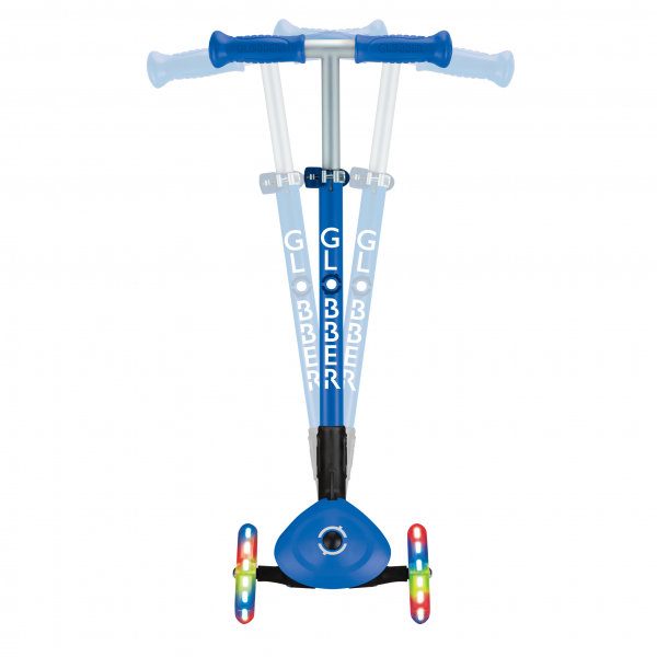 Patineta Plegable Primo Azul - Llantas con luces LED