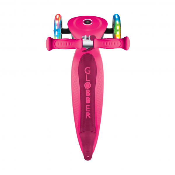 Patineta Plegable Primo Rosada - Llantas con luces LED