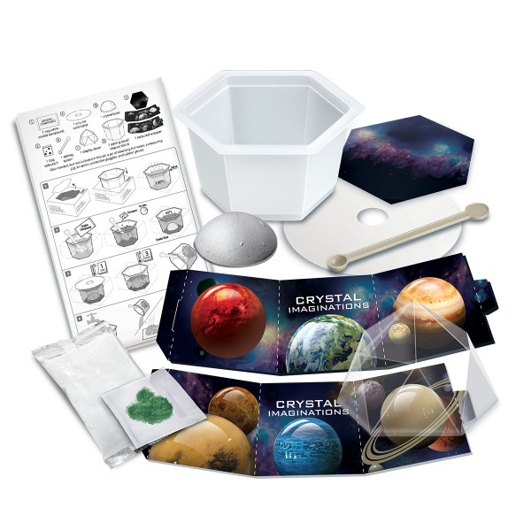 Kit Crecimiento Cristales Verdes Brillantes