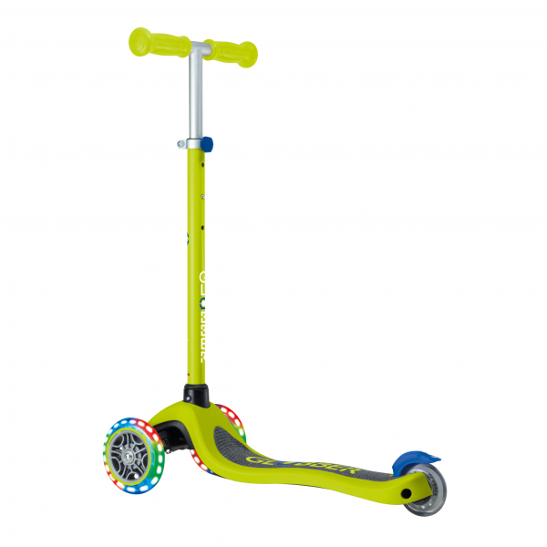 Patineta Primo no plegable Verde/Azul - Llantas con luces LED