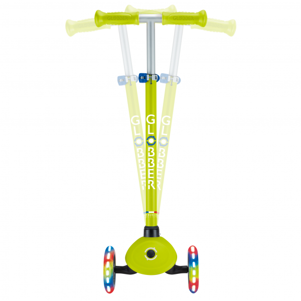 Patineta Primo no plegable Verde/Azul - Llantas con luces LED