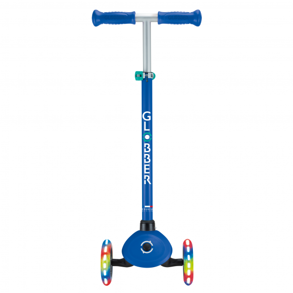 Patineta Primo no plegable Azul/Verde - Llantas con luces LED