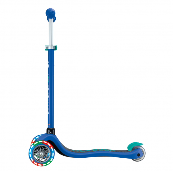 Patineta Primo no plegable Azul/Verde - Llantas con luces LED