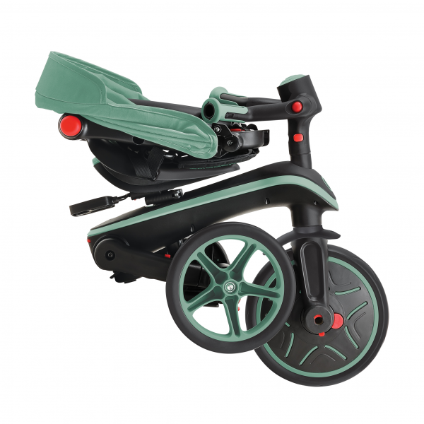 Triciclo Explorer 4 en 1 Verde Oliva - Plegable