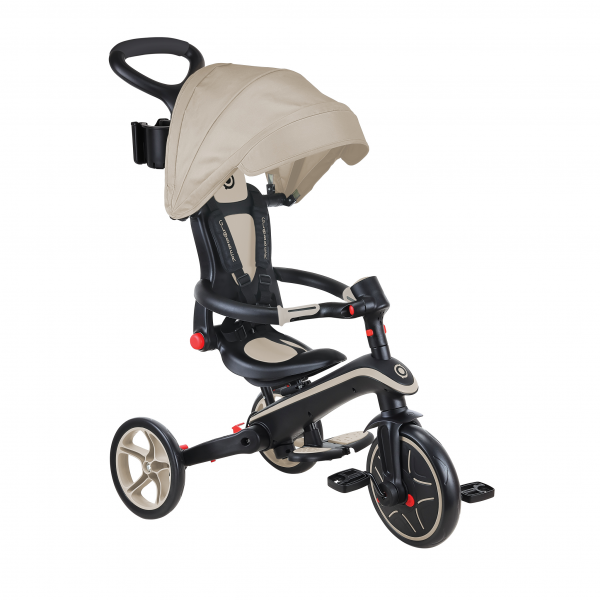 Triciclo Explorer 4 en 1 Taupe - Plegable